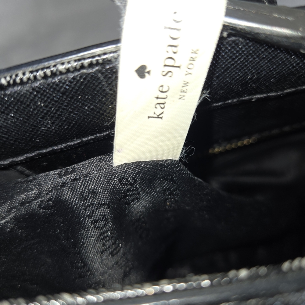 Kate Spade Black and Cream Striped Tote Bag - Picture 8 of 16